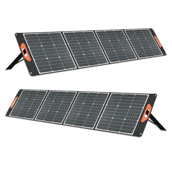 Quality 200W Foldable Portable Solar Panels 22% Efficiency Mono Solar Cell With USB Output for sale