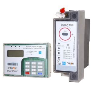 Single Phase IP54 Prepaid Electricity Meters RF PLC GPRS Communication