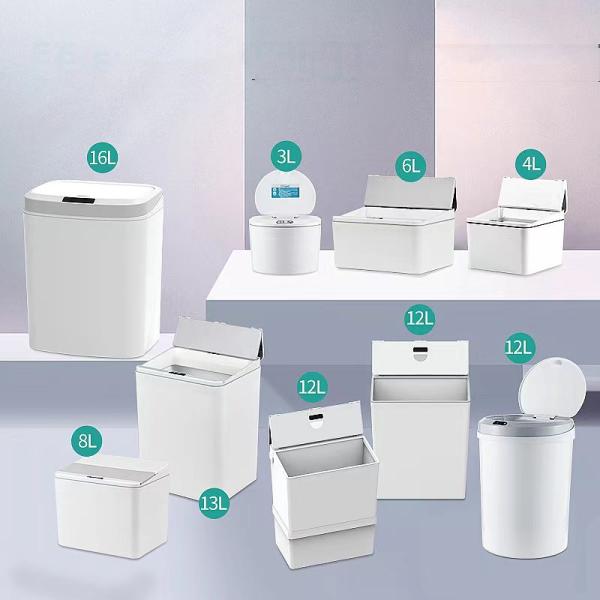 Portable Electronic Household Kitchen Induction Garbage Bin Automatic Sensor Mini Indoor Plastic Smart Trash Can