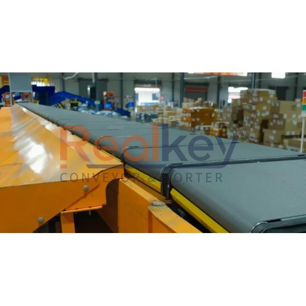 Parcel Sorting Intelligent Loop Cross Belt Sorter With Advanced Software For Real Time Sorting Adjustments