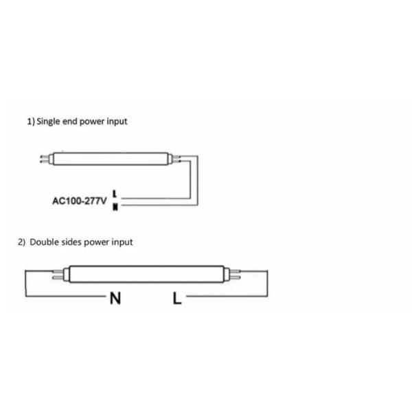 18W T8 Led Tube With Radar Size 4ft Input 220 - 240V For Family / Shop 4500K