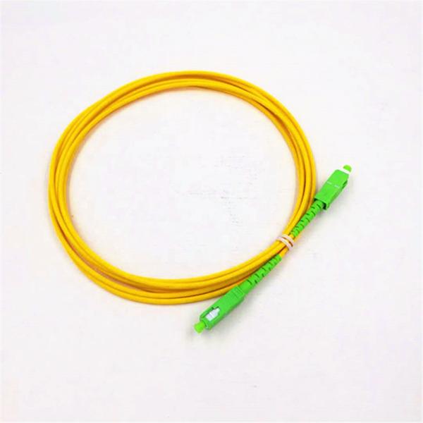 Manufacture fibre optical sc / upc cable high return loss fiber optic patchcord