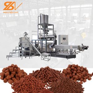 China Fish Food Processing Equipment , Pet Food Processing Plants SLG95 / SLG120 wholesale