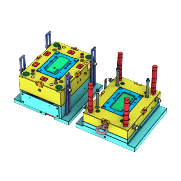 Battery cover (1*1) / Three-plates mold / Cold runner No.21776