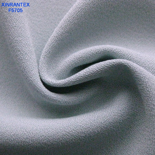 China F5705 lady fashion fabric moss crepe four ways spandex on sale