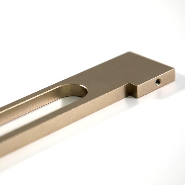 Kitchen Gold Aluminium Cabinet Handles Polished custom furniture hardware 247mm