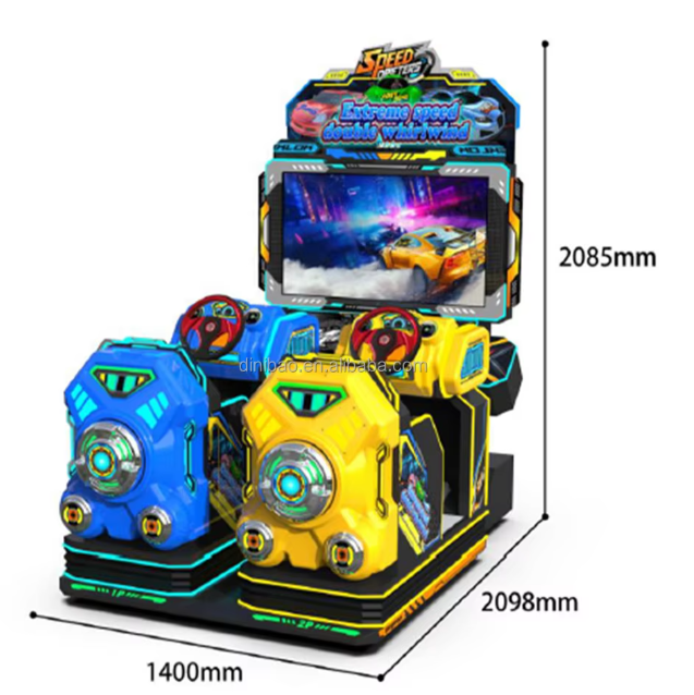 Indoor Dinibao Hottest Arcade Simulator Racing Car Dynamic Game Machine