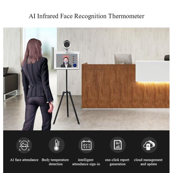 10.1inch Thermal Imaging Face Recognition Thermometer Temperature Measurement