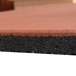 China Anti Slip Rubber Flooring Tile Home Gym Shock Absorption SBR 8mm Gym Mat wholesale