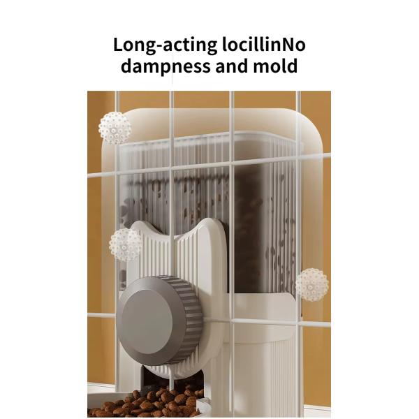 Cage Hanging Pet Feeder Plastic Hanging Water Dispenser Double Bowl For Cat And Dog