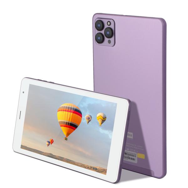 Quality C idea 6 GB RAM 8in Android Tablet PC 512 GB Android 12 Tablet 1.3GHz IPS HD Display Quad Core Processor CM813-Purple for sale