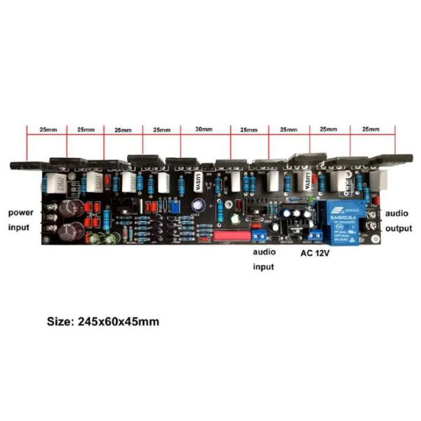 Private Mold NO 500W HIFI High Power Audio Amplifier Mono Rear Amplifier Board