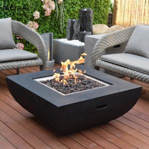 China Corten Steel Gas Fire Pit Heater Propane Outdoor Fire Pit Table wholesale