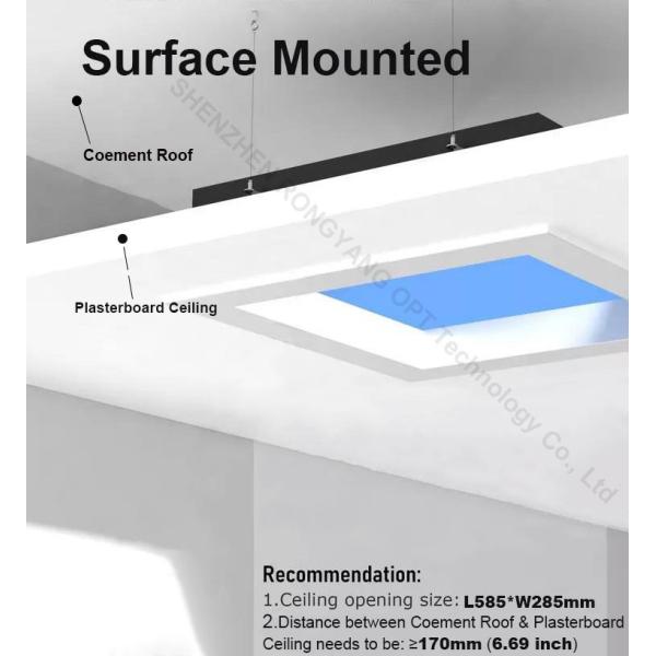 50 Watt Artificial LED Skylight 30x60 Zigbee Gateway RGB Changing Colors