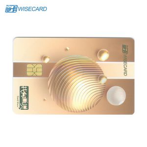China 85.5x54x0.76mm Stylish Metal Fingerprint Payment Card wholesale