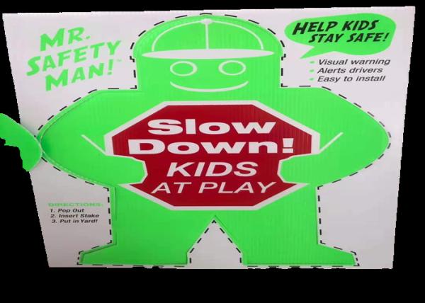 Quality Colorful Corrugated Plastic Sign Panels Warning Board Slow Down Signs for sale
