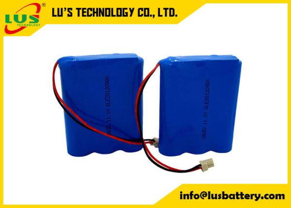 Quality 18650 3S1P 11.1V 2000mAh 3S 12V Lithium Ion Battery Pack Fishing Lights Lithium Batteries 11.1V2000mAh for sale