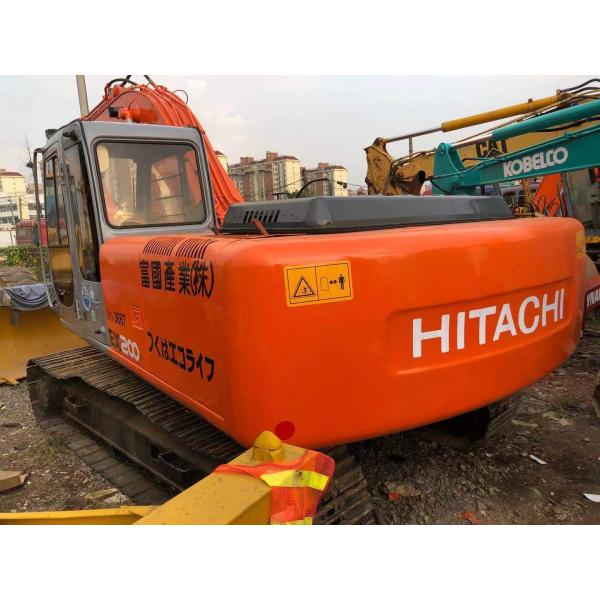 Red Hitachi EX200-5 Excavator 20 Tons Isuzu Engine 3293 Working Hours 90% Undercarriage