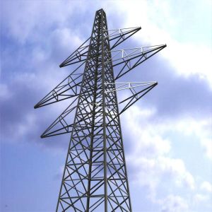 China Rust Protection Lattice Transmission Tower , 500 KV Transmission Tower wholesale