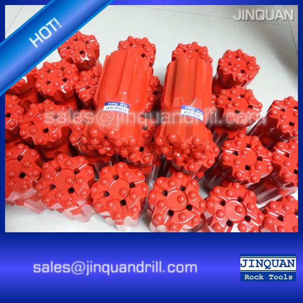 Quality T38-89mm drop center, retract button bits for sale