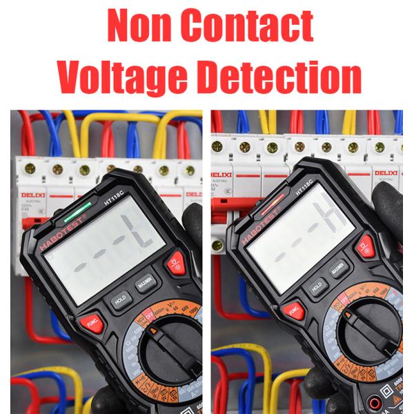 10A 6000 Counts Handheld Digital Multimeter , 750V Capacitance Test Multimeter