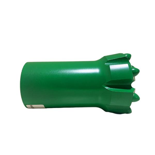 Threaded Alloy Steel Button Bits Rock Drilling Tool Drop Center T51 89mm Ballistic