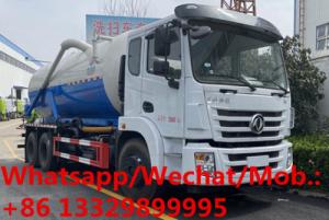 China Big Volume Vacuum Truck 16000L Dongfeng 6x4 Sewage Vacuum Truck for sale, Good price new sewage suction tanker vehicle wholesale