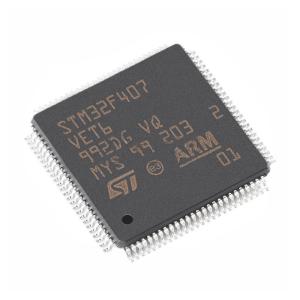 China Integrated circuit supplier MCU STM32F407VET6TR STM32F407VET STM32F407V LQFP-100 Microcontroller with low price IC wholesale