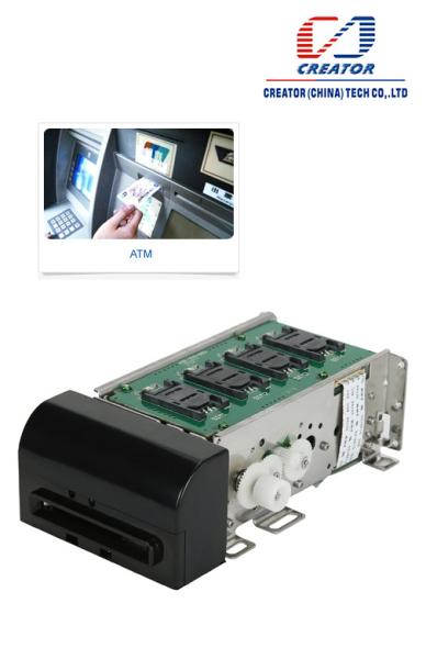 Quality EMV Motorized Insert Magnetic Card Reader With Power-Fail Protection , IC Card Reader for sale