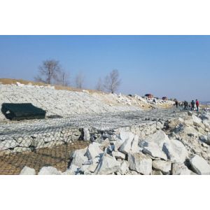 2mm Anticorrosive Gabion Wire Mesh Malleable Steel