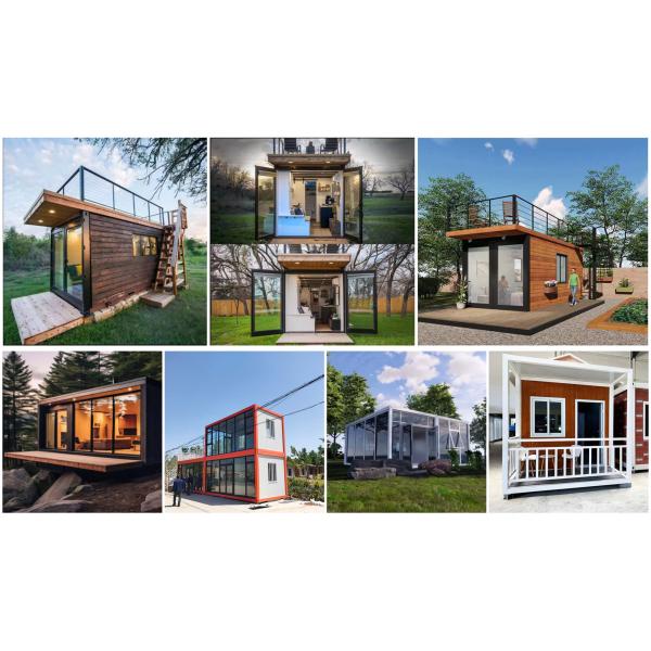 20ft & 40ft Flat Pack Tiny Homes Prefabricated With Bathroom