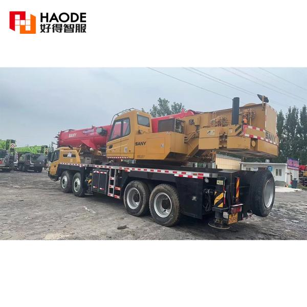 High-Power Used Crawler Cranes SANY SCC550t5 China Origin Second-Hand Used Sany 50ton Crawler Crane In Good Condition