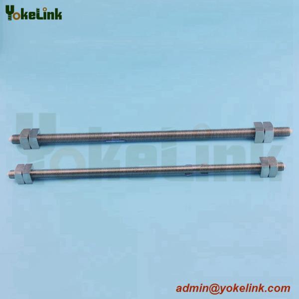 Hot Rolled Carbon Galvanized Steel With Cone Point Double Arming Bolts