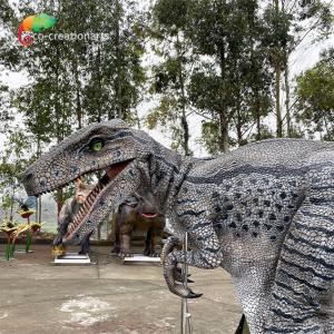 China Animatronic Dinosaur Costume Adult Size Realistic Hidden Leg Dinosaur Costume For Amusement Park wholesale