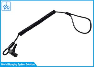 China Retractable Loop Lanyard With Fixed Clip Custom Printed Lanyard For Safety Fall Protection on sale