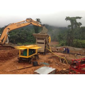 All Terrians 0.074mm 65% Gold Trommel Plant With Trailer