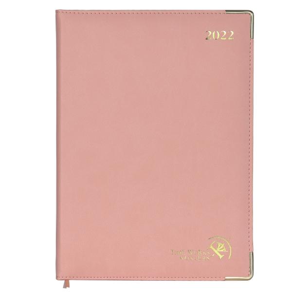 PU Leatherette Cover Medium Academic Planner 100GSM Ivory Paper