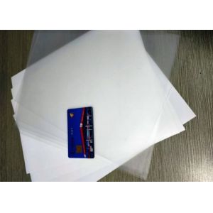 Semi Transparent 0.085mm 210*297mm PC Uncoated Overlay Films