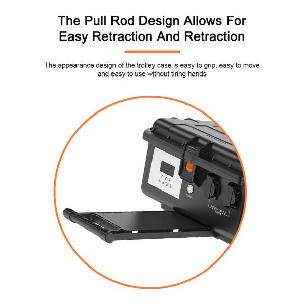 48V 102Ah Portable Solar Power Station LiFePO4 Battery Solar Generator Power Bank