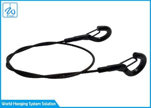 Quality Fall Protection / Billboard Flemish Eye 8mm Wire Rope Sling for sale