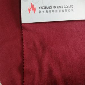 China UL NFPA2112 FR Cotton Fabric Interlock Weave Anti Flame Fire Proof Fabric wholesale