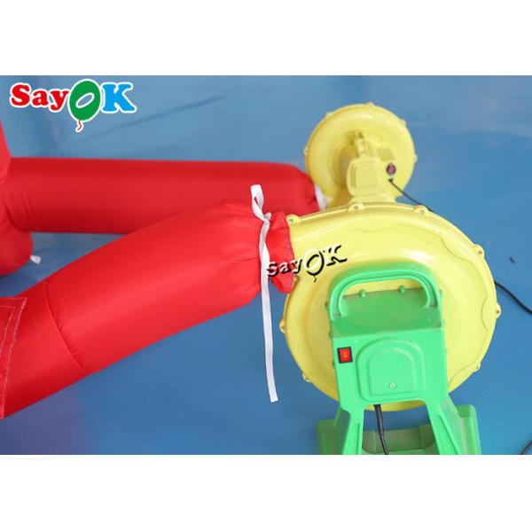 Custom Red Portable Inflatable Money Machine 1.8x1.8x2.7mH For Advertisement Event