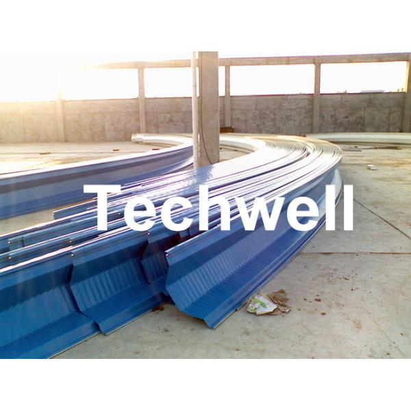 Trailer Mounted K Span Roll Forming Machine For Coil Width 914mm Span Panel