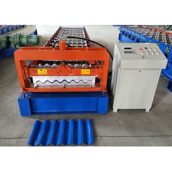 Single Layer Trapezoidal Sheet Roll Forming Machine Body Without Welding Easy Installation