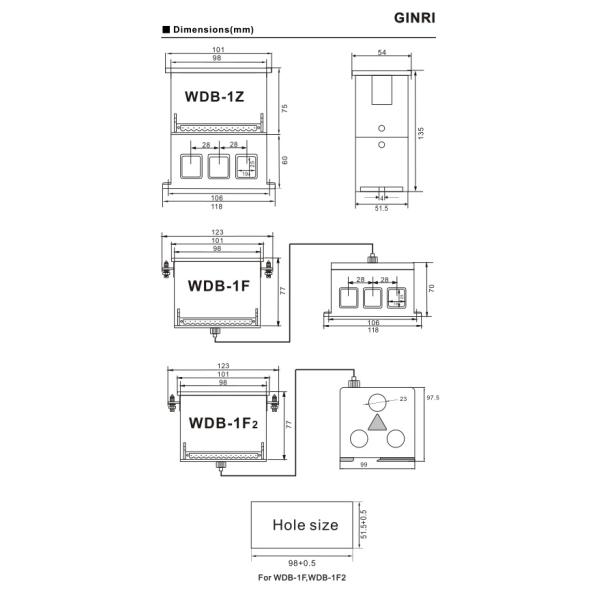 Intelligent Motor Protection Relay WDB-1FMT CE / CCC Certification 220VAC
