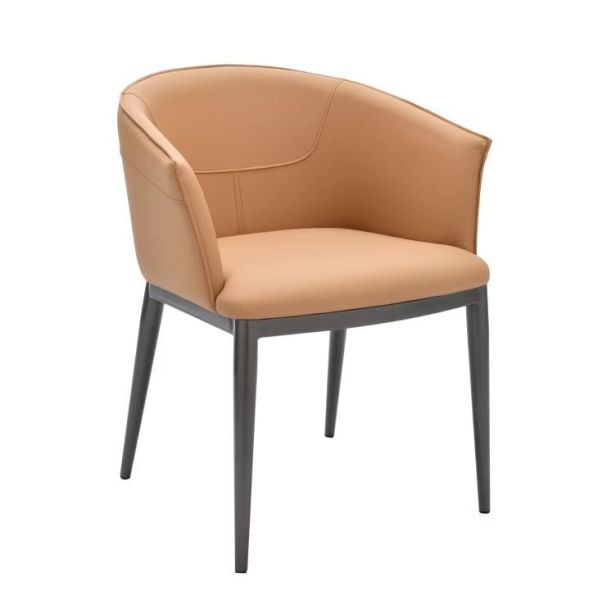 Modern Dining Chairs Steel Dining Chair Home Furniture PU Leather Living Room Chairs