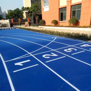 China OEM Blue Sandwich Running Track EPDM Rubber Race Track wholesale
