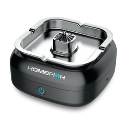 Homefish Stainless Steel Electric Multifunctional Ashtray Air Purifier HEPA