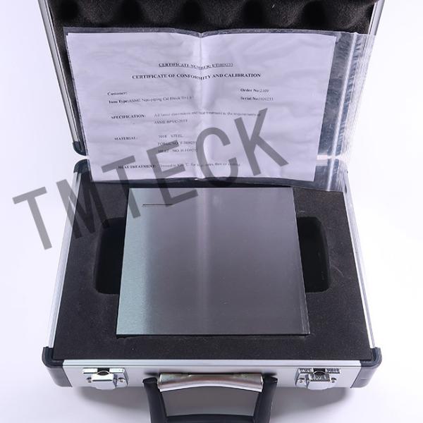 Non Piping T 1.5" 1018 Steel Asme Ut Calibration Block