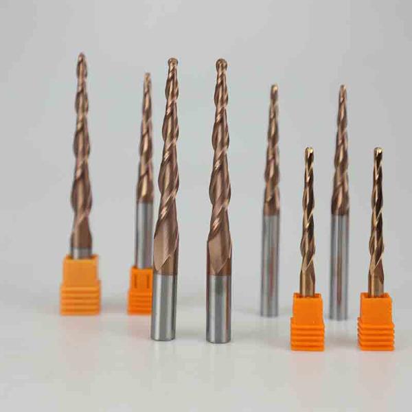 Carbide Tools Taper Milling Cutter Tungsten Steel Ball Nose End Mill End Mill for Cutting Wood